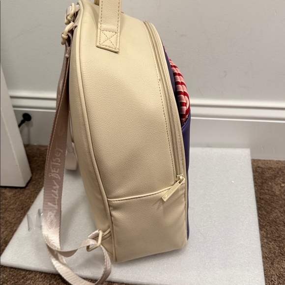 Betsey Johnson love letters backpack & zipper pouch NWT main image 8